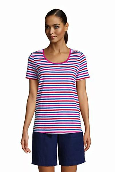 Shirt aus Leinenmix, Damen, Größe: 48-50 Normal, Pink, by Lands' End, Leuch günstig online kaufen