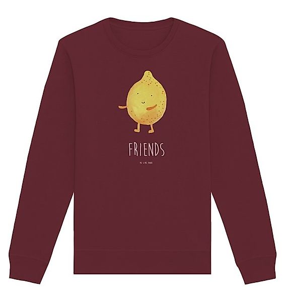 Mr. & Mrs. Panda Longpullover Beste Freunde Zitrone Größe S - Burgundy - Ge günstig online kaufen