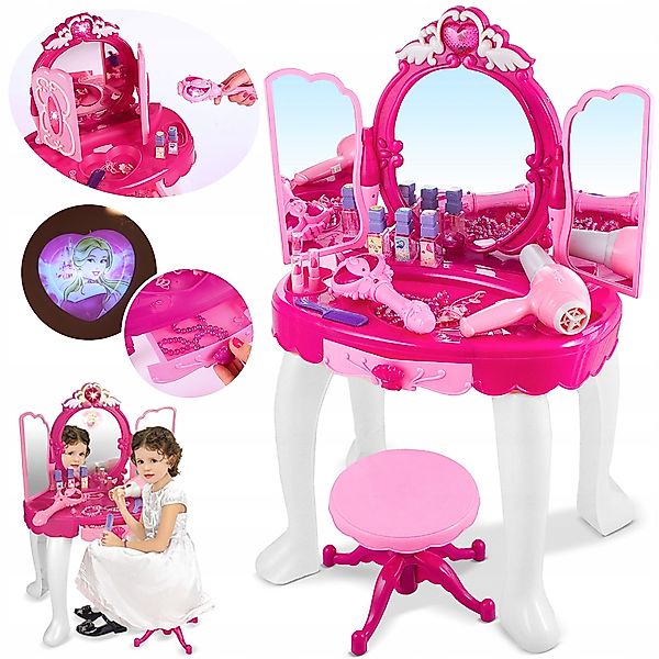 kinderplay Schminktisch Rosa Kinder Schminktisch – günstig online kaufen