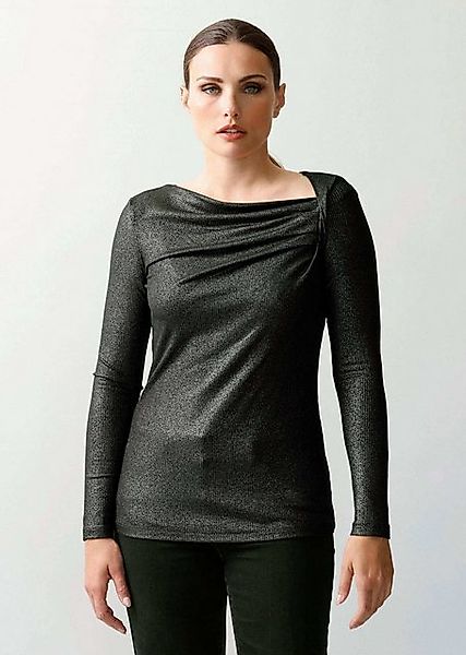 Alba Moda Langarmshirt Shirt mit femininem Ausschnitt günstig online kaufen