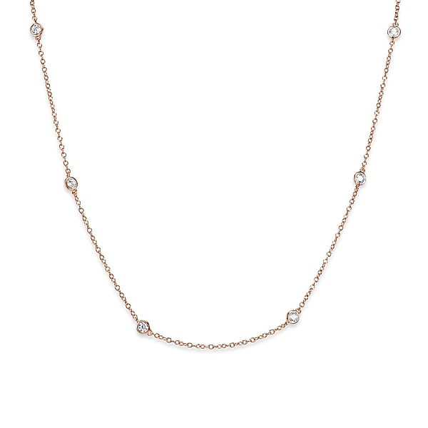 Materia Collierkettchen Damen Collier Rosegold 925 günstig online kaufen