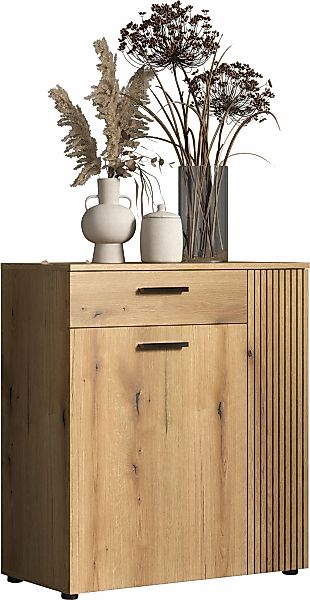 Home affaire Kommode "Amrum" 1 Stk. tlg. Schuhschrank 2 Türen & 1 Vollauszu günstig online kaufen