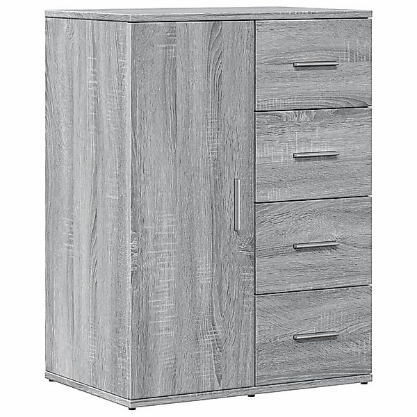 vidaXL Sideboard Sideboard Grau Sonoma 59x39x80 günstig online kaufen