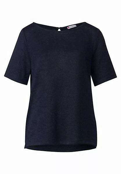 STREET ONE T-Shirt mit Strick-Look günstig online kaufen