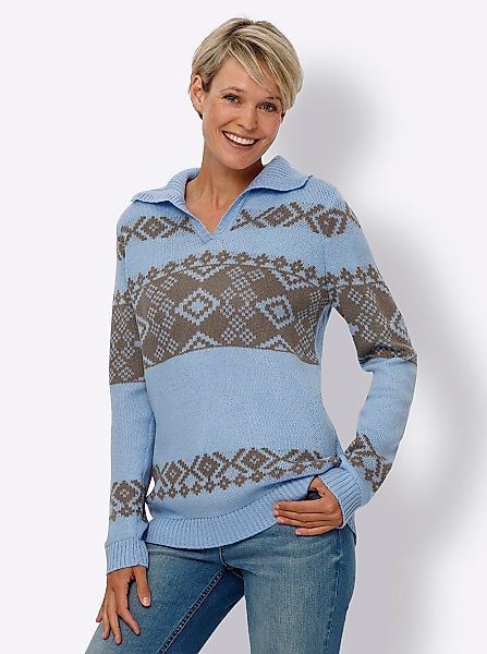 Sieh an! Strickpullover Norwegerpullover günstig online kaufen