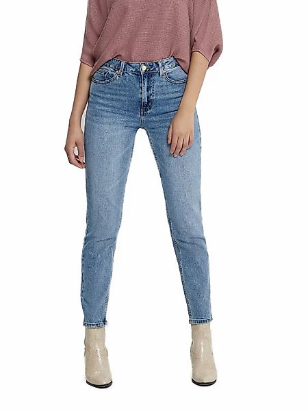 Only Damen Jeans ONLEMILY MAE0012 - Straight Fit - Blau - Medium Blue Denim günstig online kaufen