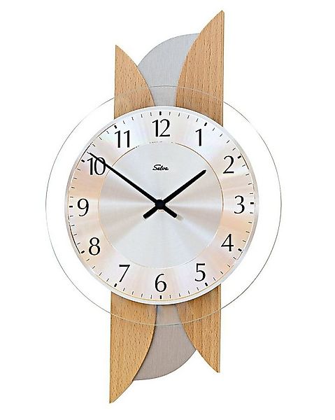 Selva Technik Wanduhr SELVA Funk-Wanduhr Buche Simbach günstig online kaufen