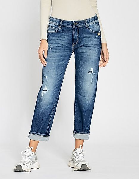 GANG Boyfriend-Jeans 94NADIA 5-Pocket Style mit Reißverschluss und Knopf günstig online kaufen