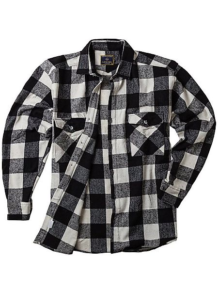 Lavecchia Langarmhemd Lavecchia Herren Flanellhemd LV-262A (Schwarz-Weiß, 4 günstig online kaufen