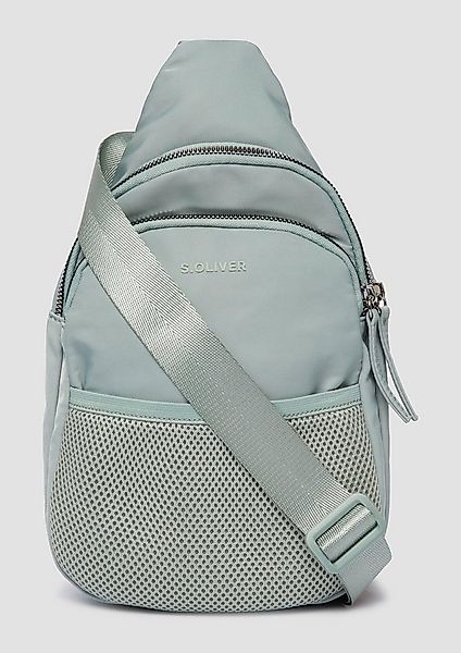 s.Oliver Umhängetasche Tasche, Schultertasche mit aufgesetzter Mesh-Tasche günstig online kaufen