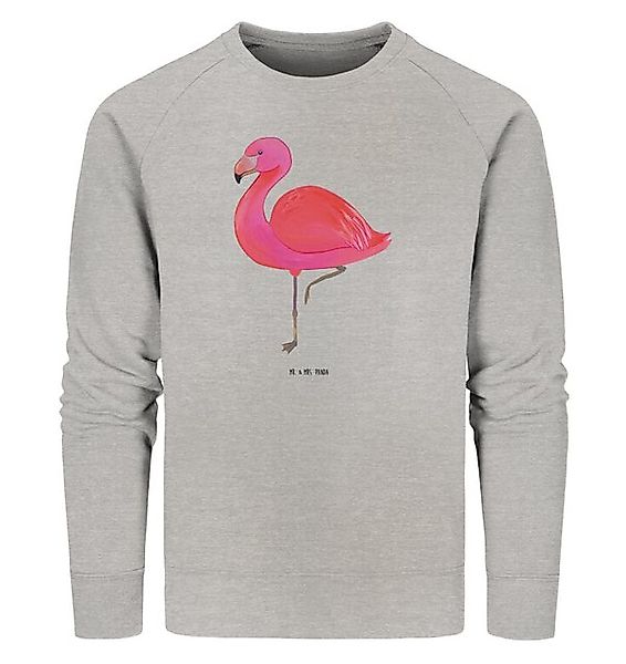 Mr. & Mrs. Panda Longpullover Flamingo Classic Größe XL - Heather Grey - Ge günstig online kaufen