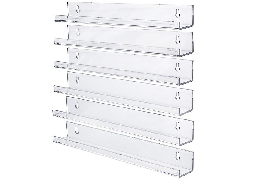 Belle Vous Wandregal Acryl Regal Set - Platzsparende Aufbewahrungslösung, 6 günstig online kaufen