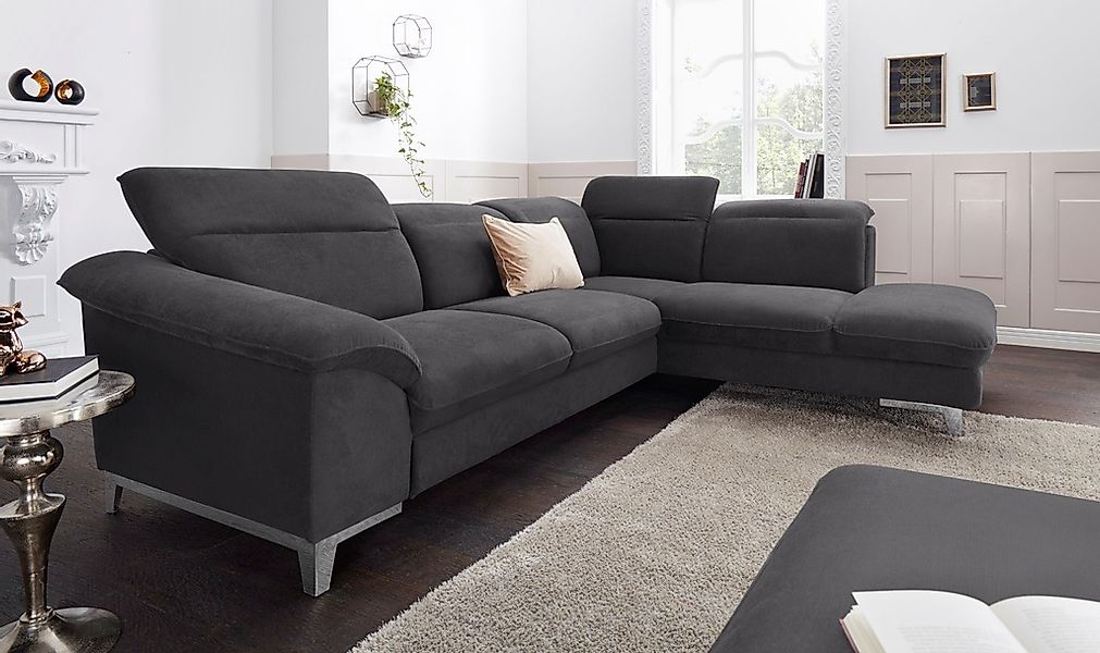 COTTA Ecksofa "Teresa L-Form", mit Kopfteilverstellung, wahlweise mit Bettf günstig online kaufen