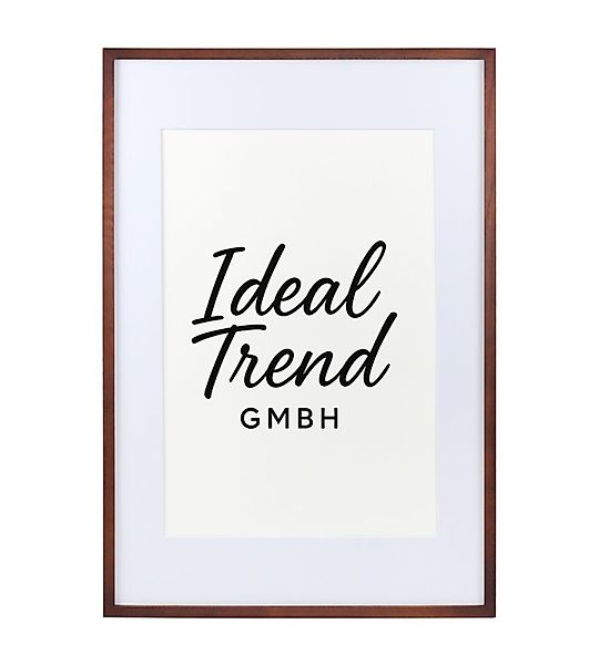 IDEAL TREND Bilderrahmen Bilderrahmen Massivholz Eiche günstig online kaufen