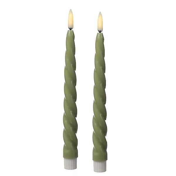MARELIDA LED-Kerze LED Stabkerzen Twist Tafelkerzen günstig online kaufen