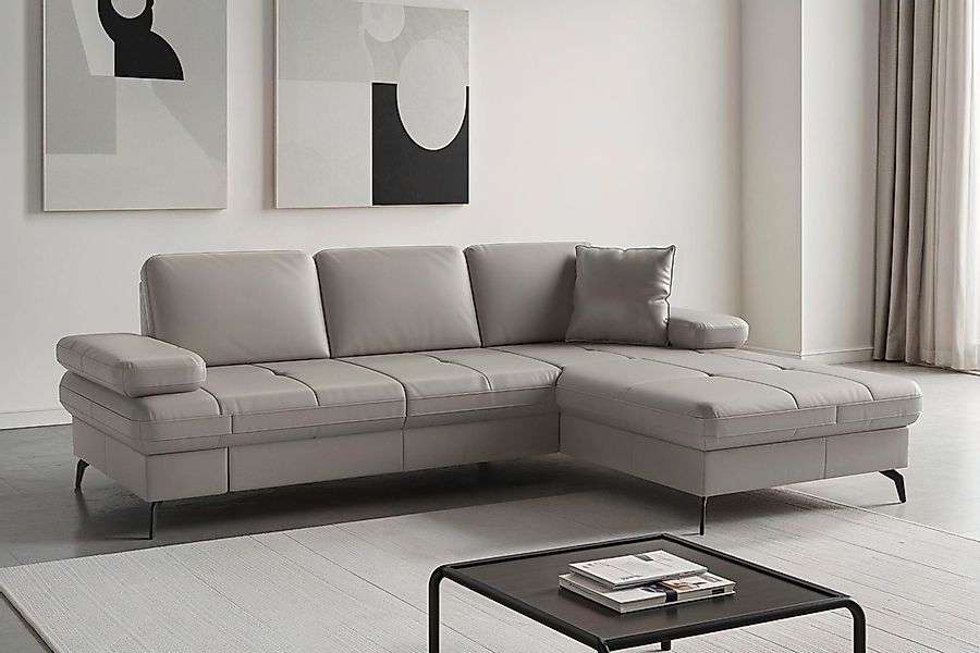 sit&more Ecksofa "Morris Jubi, Recamiere, Breite 247 cm" mit Armteilfunktio günstig online kaufen