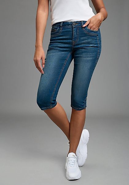 Arizona Caprijeans Skinny Fit, 3/4-Länge, mit Eingrifftaschen und Gesäßtasc günstig online kaufen