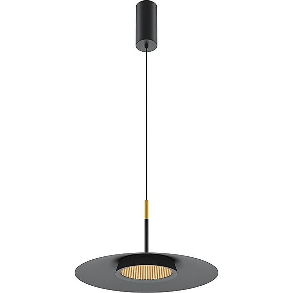 LED Pendelleuchte El in Schwarz 12W 500lm günstig online kaufen