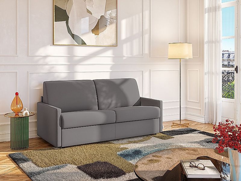 Schlafsofa 3-Sitzer - Liegefläche: 140 cm - Matratzenhöhe: 18 cm - Stoff - günstig online kaufen