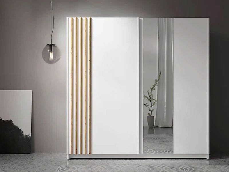 Home affaire Kleiderschrank "Kleiderschrank Charisy mit 4 Einlegeböden und günstig online kaufen