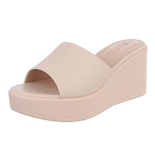 Ital-Design Moderne Wedge-Sandalen mit Plateau für Damen Plateausandaletten günstig online kaufen