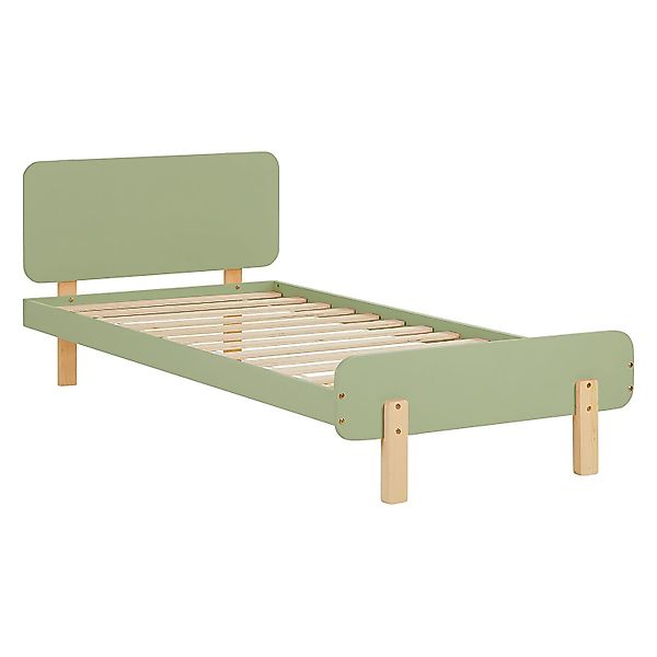 Homestyle4u Kinderbett 90x200 mit Lattenrost in Grün 2608 günstig online kaufen