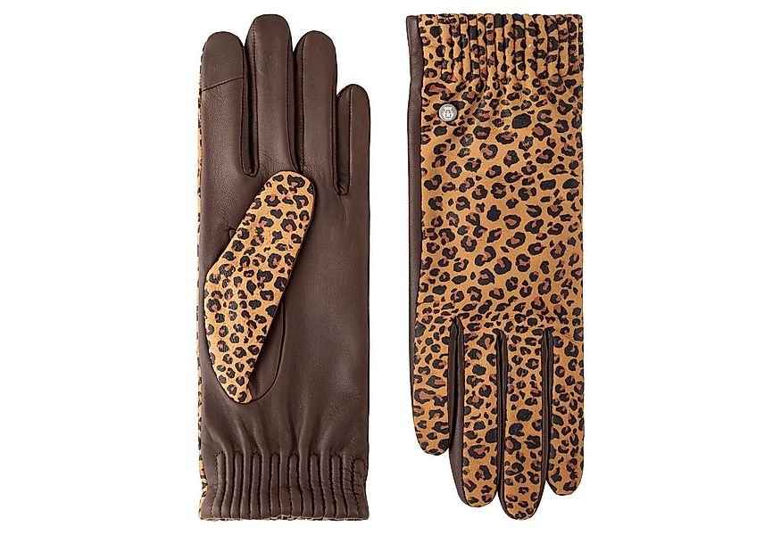 Roeckl Lederhandschuhe SERENGETI Handschuhe mit Leoparden Print günstig online kaufen