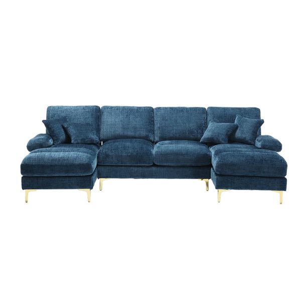 LVHOM Loungesofa mit Ottomane, 272x136x88 cm günstig online kaufen