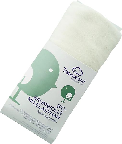 Träumeland Spannbettlaken "Spannbettlaken Bio-Baumwolle" mit Elasthan günstig online kaufen