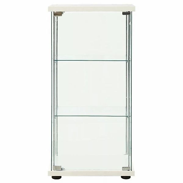 Vitrinenschrank Hartglas Weiß günstig online kaufen