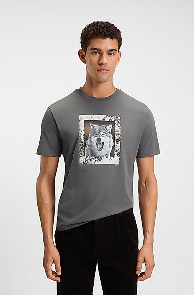 BOSS ORANGE T-Shirt Te lupo runder günstig online kaufen