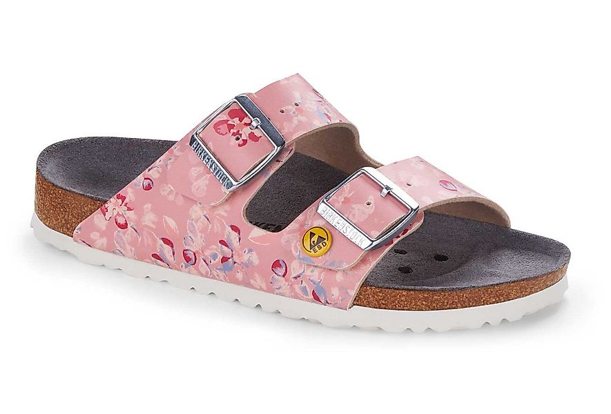 Birkenstock Arizona ESD BF Pantolette mit Blumenmuster günstig online kaufen