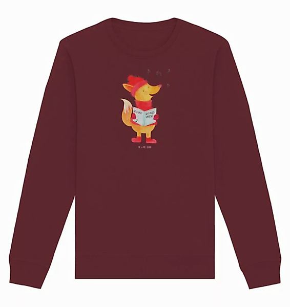 Mr. & Mrs. Panda Longpullover Fuchs Sänger Größe L - Burgundy - Geschenk, P günstig online kaufen