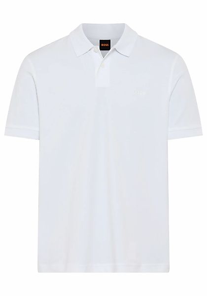 BOSS ORANGE Poloshirt "Pe Interlock" aus Baumwoll-Piqué mit Logo-Print Regu günstig online kaufen