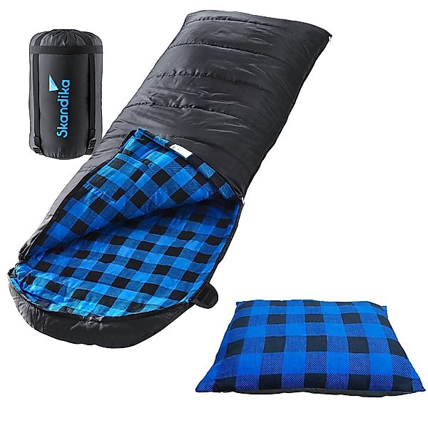 Skandika Deckenschlafsack Dundee Flanell + Kissen, günstig online kaufen
