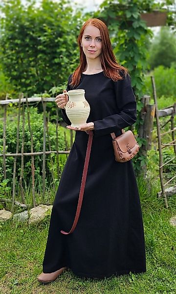 Vehi Mercatus Burgfräulein-Kostüm Klassisches Mittelalter Kleid oder Unterk günstig online kaufen