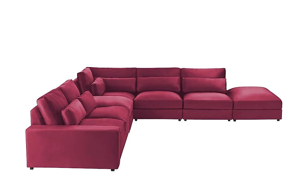 Ecksofa  Branna ¦ rot ¦ Maße (cm): B: 412 H: 88 T: 386.0 Polstermöbel > Sof günstig online kaufen