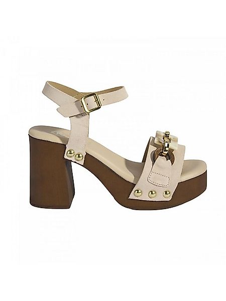 Desa Damen-Sandalen – Obermaterial aus Wildleder, Lederfutter, Plateauabsa günstig online kaufen