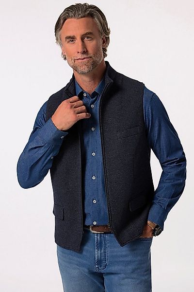 Boston Park Steppweste Weste Zipper Struktur günstig online kaufen