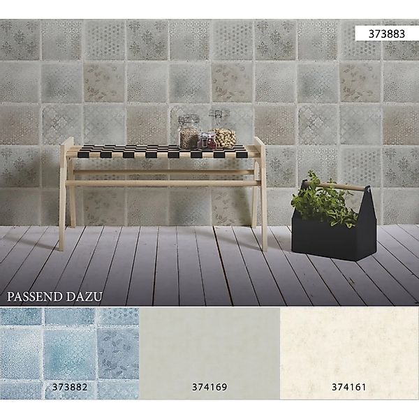 A.S. Création Tapete Mit Malerischem Effekt Creme-Beige 53 cm x 10,05 m AS- günstig online kaufen