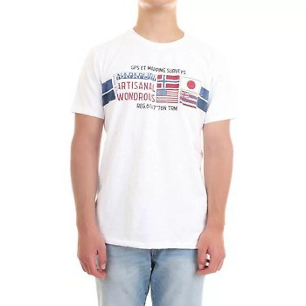 Napapijri  T-Shirt NP0A4F6J T-Shirt/Polo Mann Weiß günstig online kaufen