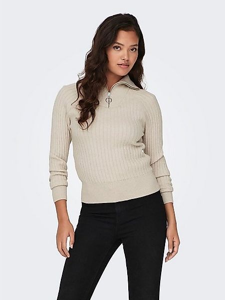 JACQUELINE de YONG Strickpullover Rippstrick Reißverschluss JDYMAGD JDYMAGD günstig online kaufen