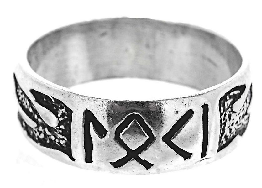 Kiss of Leather Silberring Ring Fingerring Loki, Gr. 52-74 Flammen Feuer Go günstig online kaufen
