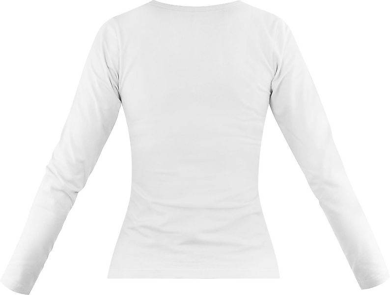 Janice Langarmshirt 4 x Damen Langarmshirt Nimes Figurbetonter Pullover aus günstig online kaufen