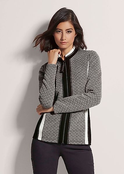 MADELEINE Kurzblazer Eleganter Jerseyblazer mit Reißverschluss günstig online kaufen