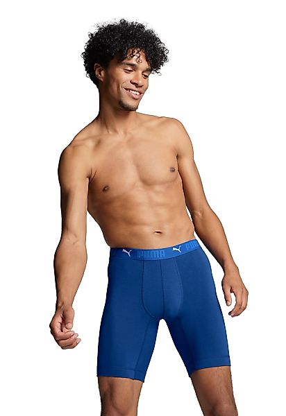 PUMA Boxershorts "PUMA MEN SPORT COTTON LONG BOXERS 2P", (Packung, 2er Pack günstig online kaufen