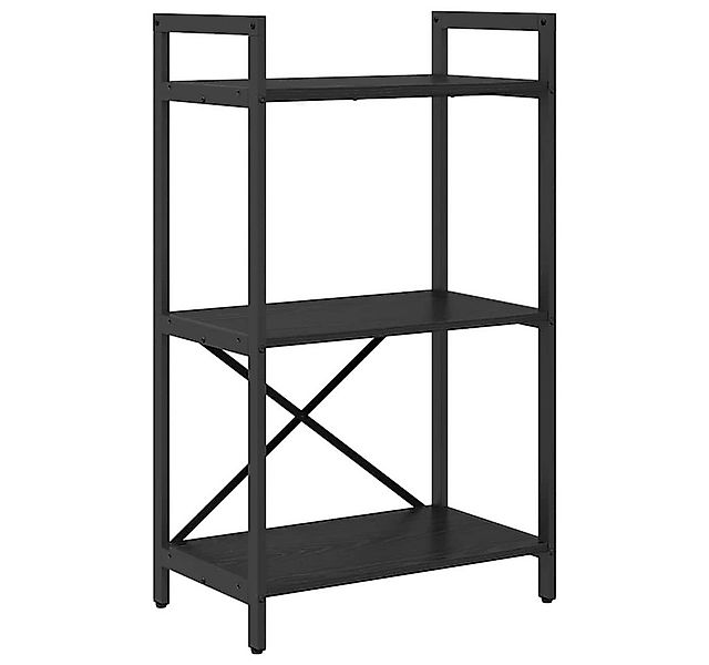 vidaXL Bücherregal Bücherregal Schwarz Eichen-Optik 56 x 34 x 96 cm Holzwer günstig online kaufen