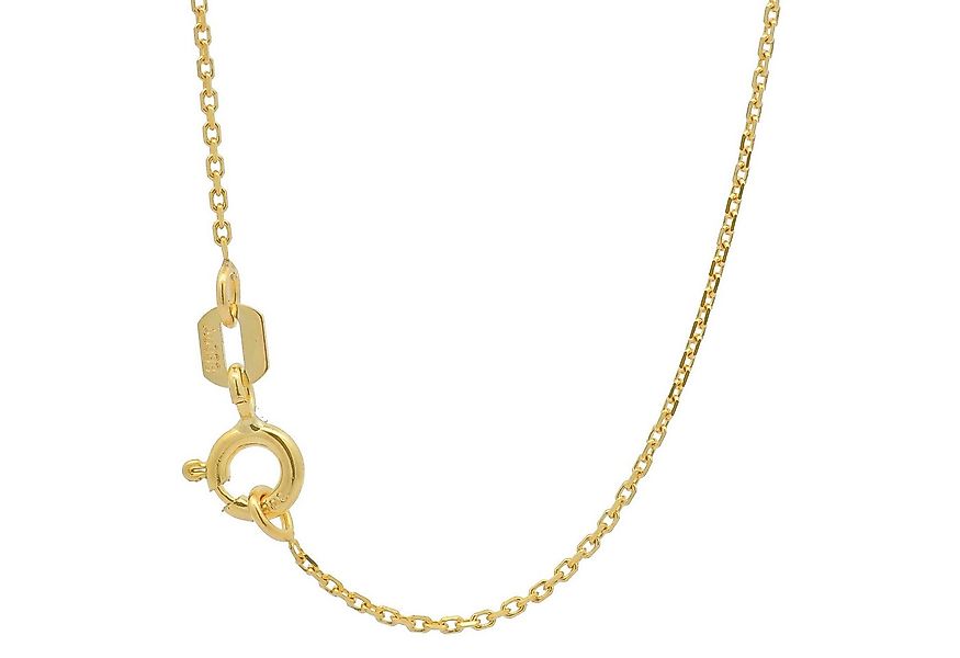 HOPLO Goldkette Ankerkette diamantiert Länge 40 cm - Breite 1,0 mm - 333-8 günstig online kaufen