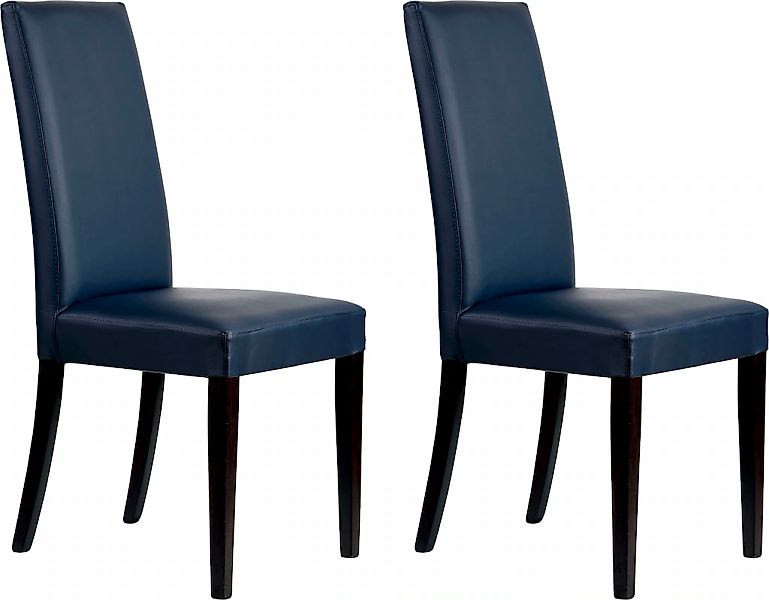 Home affaire Polsterstuhl "Java" (Set) 2 Stk. Kunstleder Gestell aus Massiv günstig online kaufen