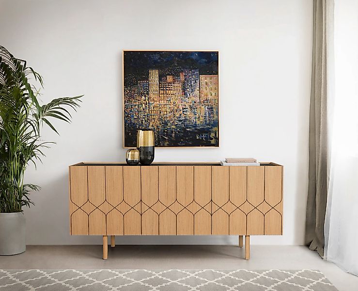 Woodman Kommode, Holzfurnier aus Eiche, Skandinavisches Design, FSC-zertifi günstig online kaufen